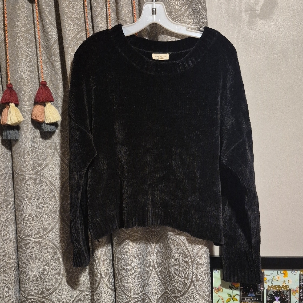 Silence + Noise Velour Sweater